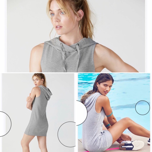 Fabletics Dresses & Skirts - Fabletics Grey Heather Yukon Sleeveless Dress